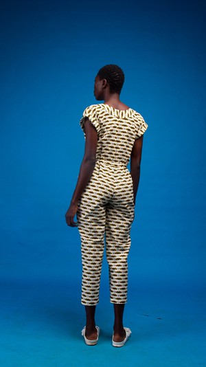 Akua African Print Jumpsuit from Atelier D'Afrique