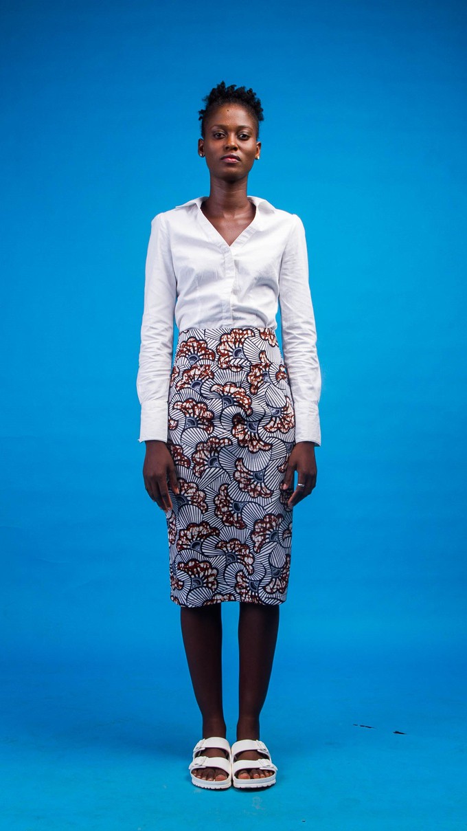 Afya African Print Skirt from Atelier D'Afrique