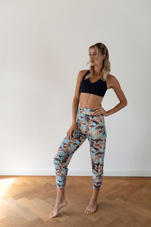 Jasmin Pants / Subtle Tropics from Audella Athleisure