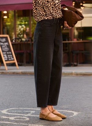 Nixi Organic Stretch Denim Barrel Jeans from Baukjen
