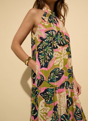 Anouk Printed Sleeveless Maxi Dress from Baukjen