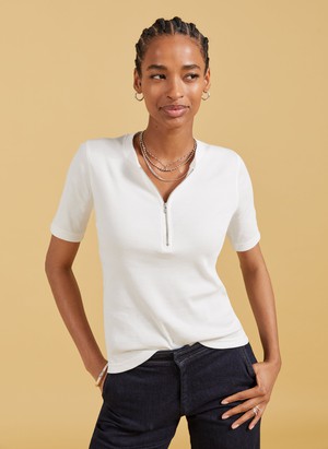Baukjen Essentials Organic Cotton Zip Top from Baukjen