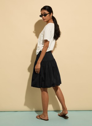 Saffy Organic Cotton Puffball Skirt from Baukjen