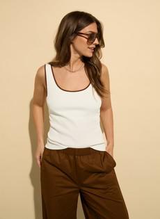Houston Organic Rib Vest via Baukjen