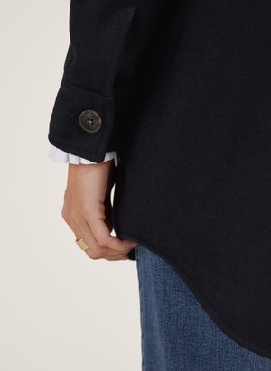 Leslie Wool Chuck on Coat from Baukjen