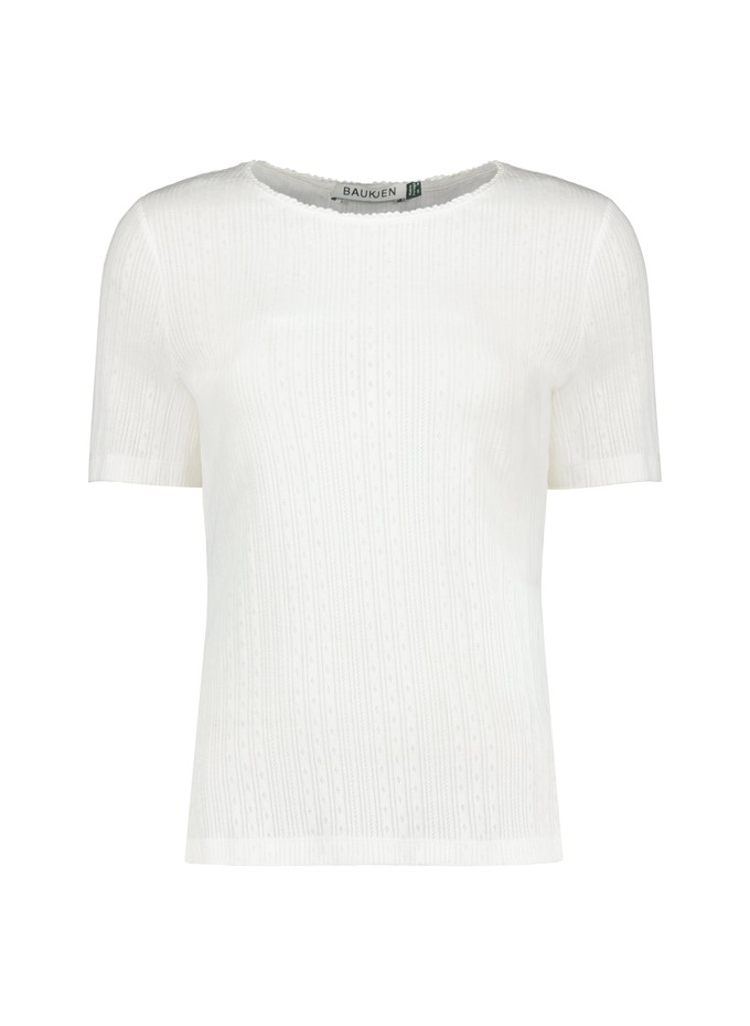 Gabriella Organic Pretty Rib Tee from Baukjen
