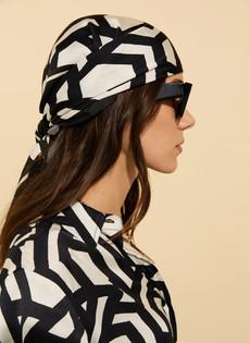 Aspen Printed Satin Scarf via Baukjen