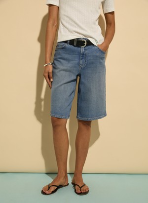 Britney Organic Cotton Stretch Denim Shorts from Baukjen