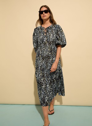 Mathilda Organic Cotton Kaftan Dress from Baukjen