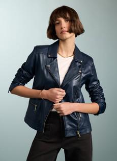 Kara Leather Jacket via Baukjen