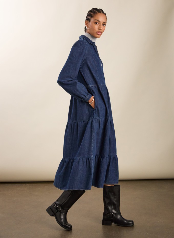 Cody Denim Midi Dress from Baukjen