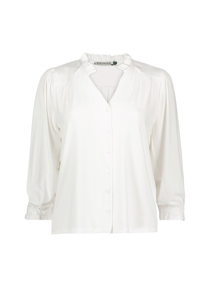 Annie Ruffle Collar Blouse from Baukjen
