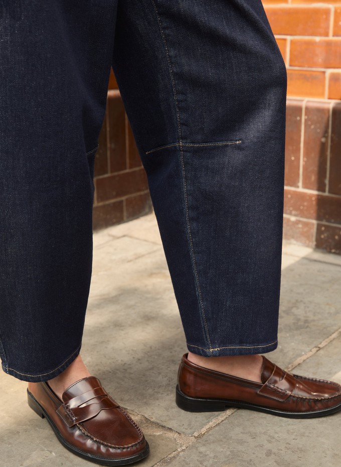 Nixi Organic Stretch Denim Barrel Jeans from Baukjen