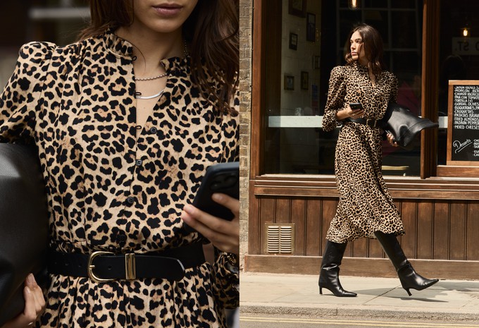 Daryn Printed Midi Dress from Baukjen