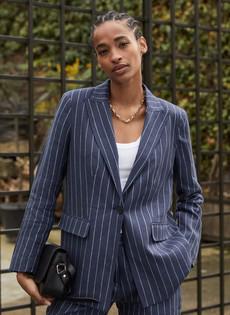Thea Linen Blazer via Baukjen