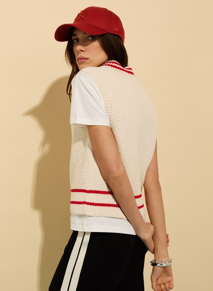 Agnes Ecotec Knitted Vest from Baukjen