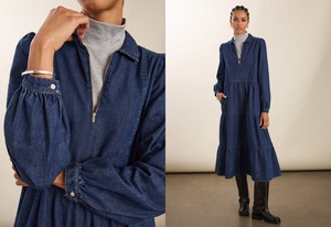 Cody Denim Midi Dress from Baukjen