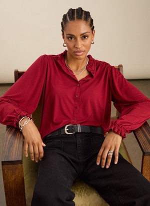 Sima Frill Detail Blouse from Baukjen