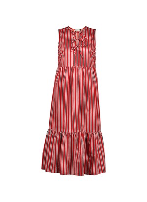 Devi Organic Cotton Tie Midi Dress from Baukjen