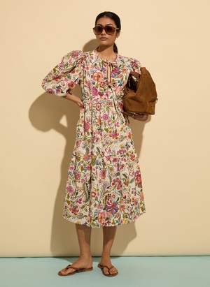 Isabelle Organic Cotton Kaftan Dress from Baukjen