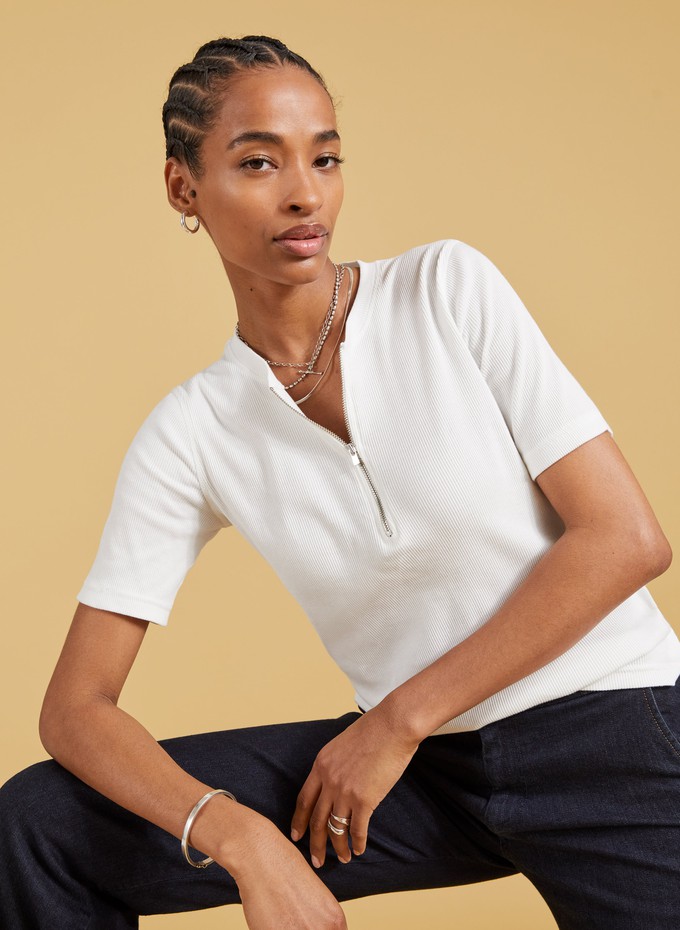 Baukjen Essentials Organic Cotton Zip Top from Baukjen
