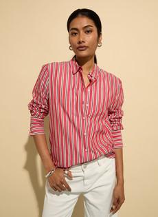 Rishma Organic Cotton Stripe Shirt via Baukjen