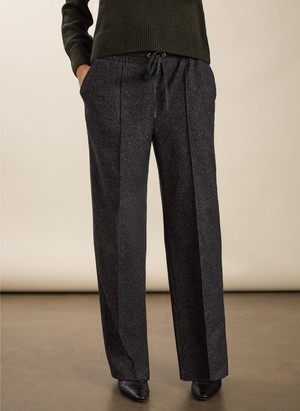 Fera Wool Blend Wide Leg Trousers from Baukjen