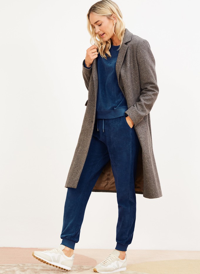 Siobahn Velour Organic Sweatshirt from Baukjen