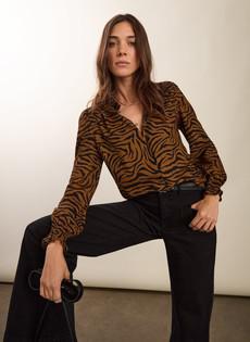 Sabrina Printed Blouse via Baukjen