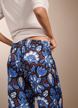 Mandy Printed Satin Trousers from Baukjen
