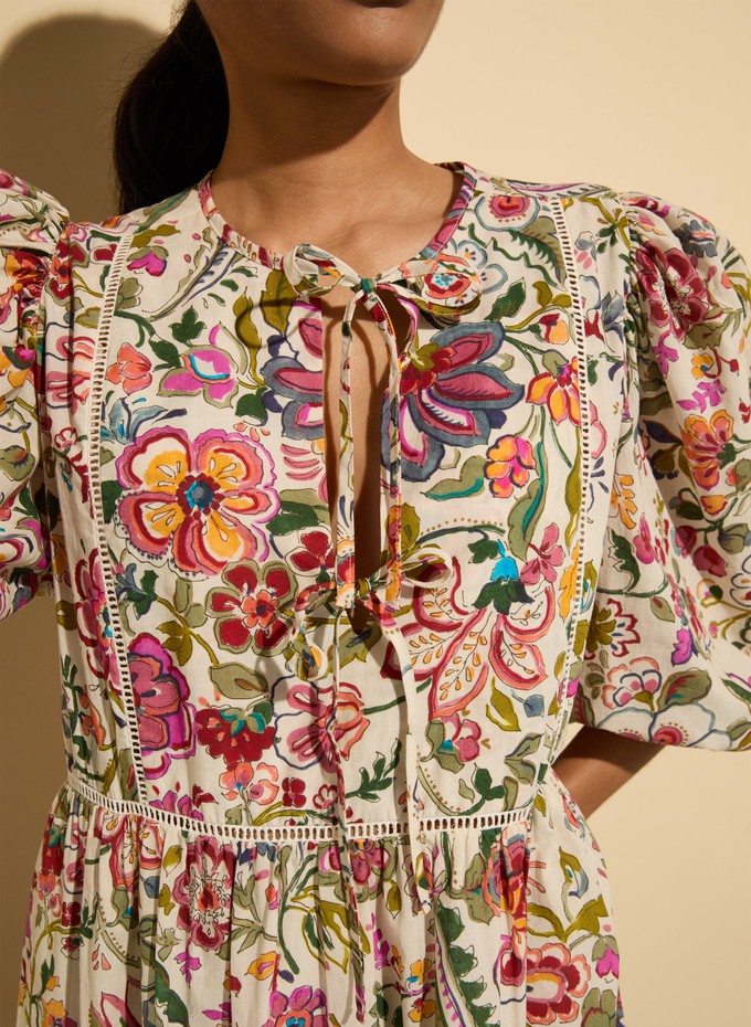 Isabelle Organic Cotton Kaftan Dress from Baukjen