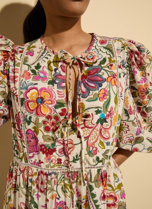 Isabelle Organic Cotton Kaftan Dress from Baukjen