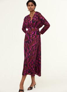 Ekaterina Satin Dress via Baukjen
