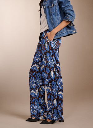 Mandy Printed Satin Trousers from Baukjen
