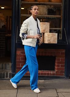Marian Ponte Wide Leg Trousers via Baukjen
