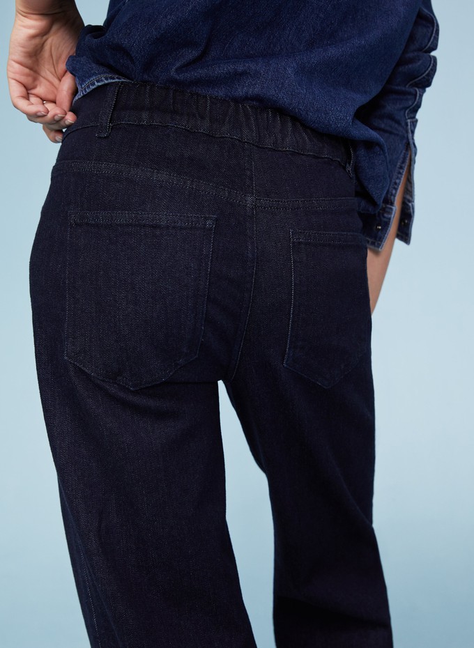Baukjen Organic Pintuck Wide Jeans from Baukjen