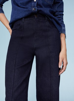 Baukjen Organic Pintuck Wide Jeans from Baukjen