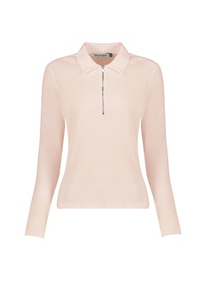 Organic Cotton Zip Collar Top from Baukjen