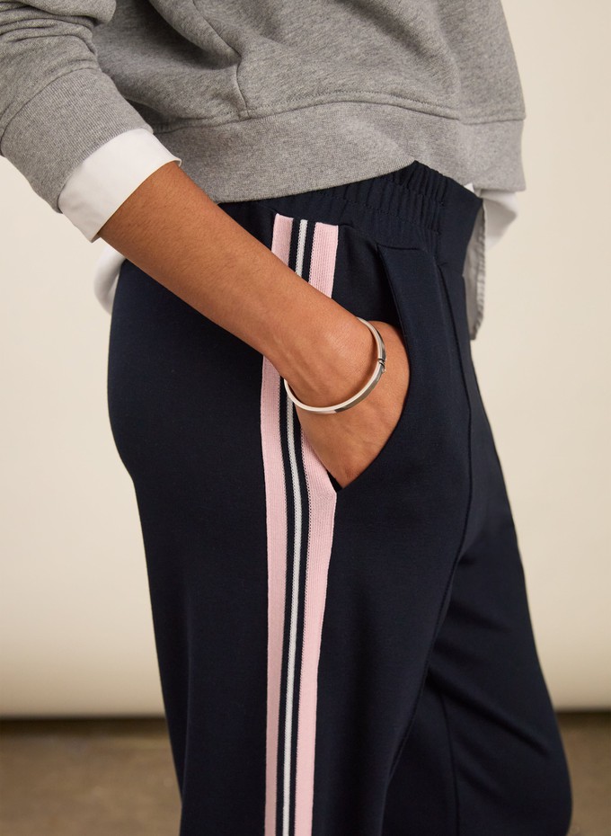 Marjorie Side Stripe Ponte Trousers from Baukjen