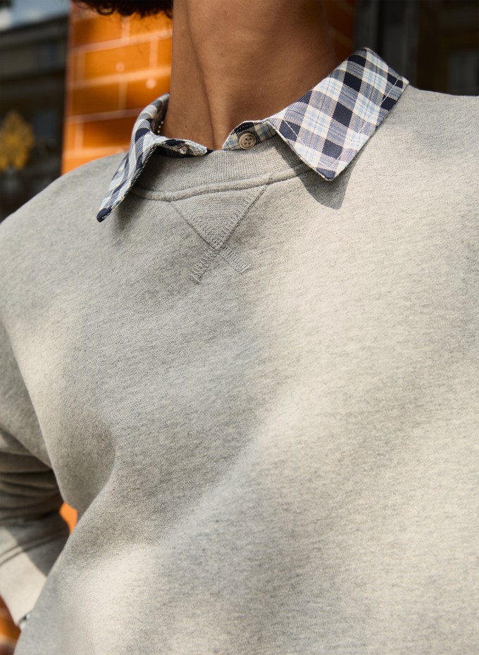 Blake Organic Cotton Cropped Sweatshirt from Baukjen
