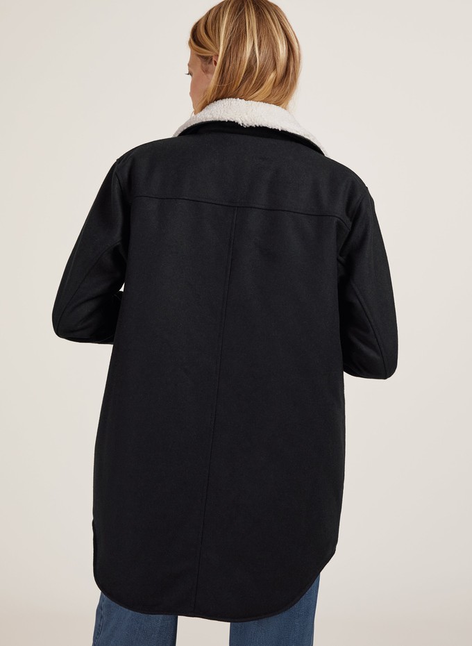 Leslie Wool Chuck on Coat from Baukjen