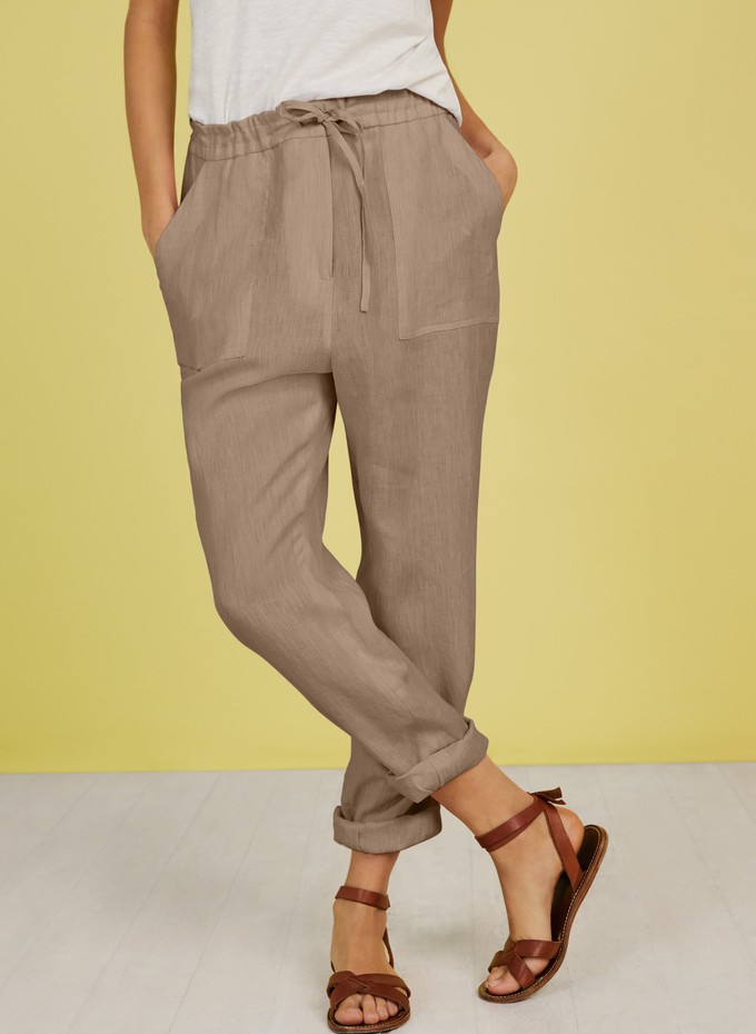 Maxine Hemp Tapered Trousers from Baukjen