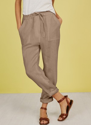 Maxine Hemp Tapered Trousers from Baukjen