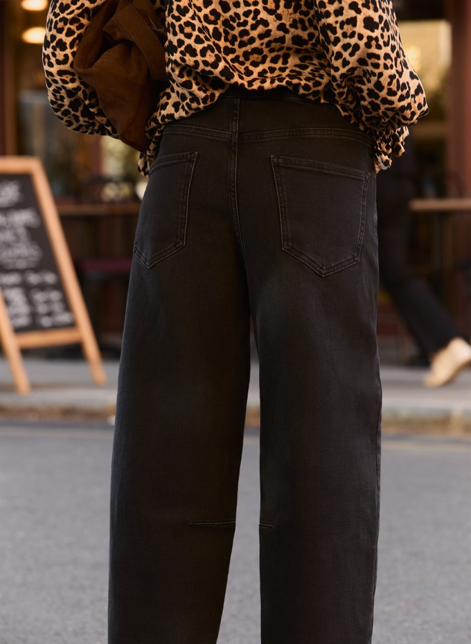 Nixi Organic Stretch Denim Barrel Jeans from Baukjen