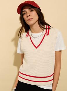Agnes ECOTEC® Knitted Vest via Baukjen