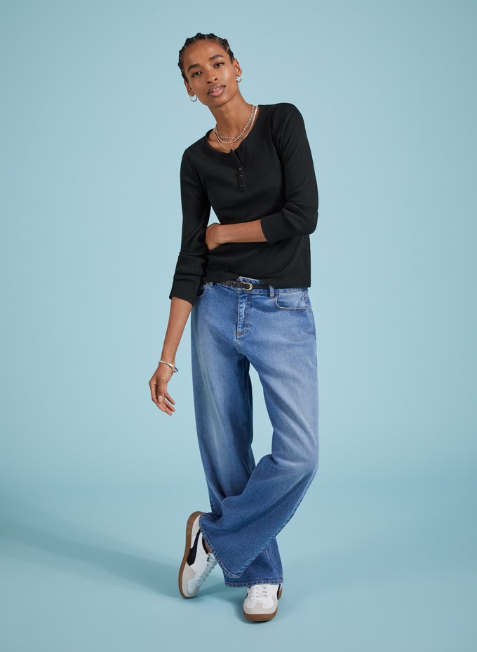 Organic Cotton Henley Top from Baukjen