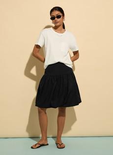 Saffy Organic Cotton Puffball Skirt via Baukjen