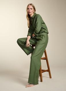 Yvonne  Hemp Trousers via Baukjen