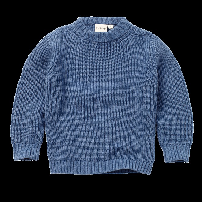 Skylar Sweater // UNI // Biologisch Katoen // Ocean from Be Kind