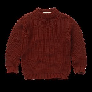 Skylar Sweater // KIDS // Biologisch Katoen // Merlot from Be Kind